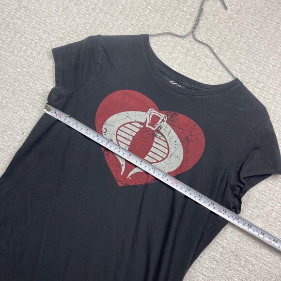 VTG Y2K 2008 G.I. Joe Cobra Commander Hasbro x Takecover T-Shirt Wom Sz L Black - Picture 9 of 11